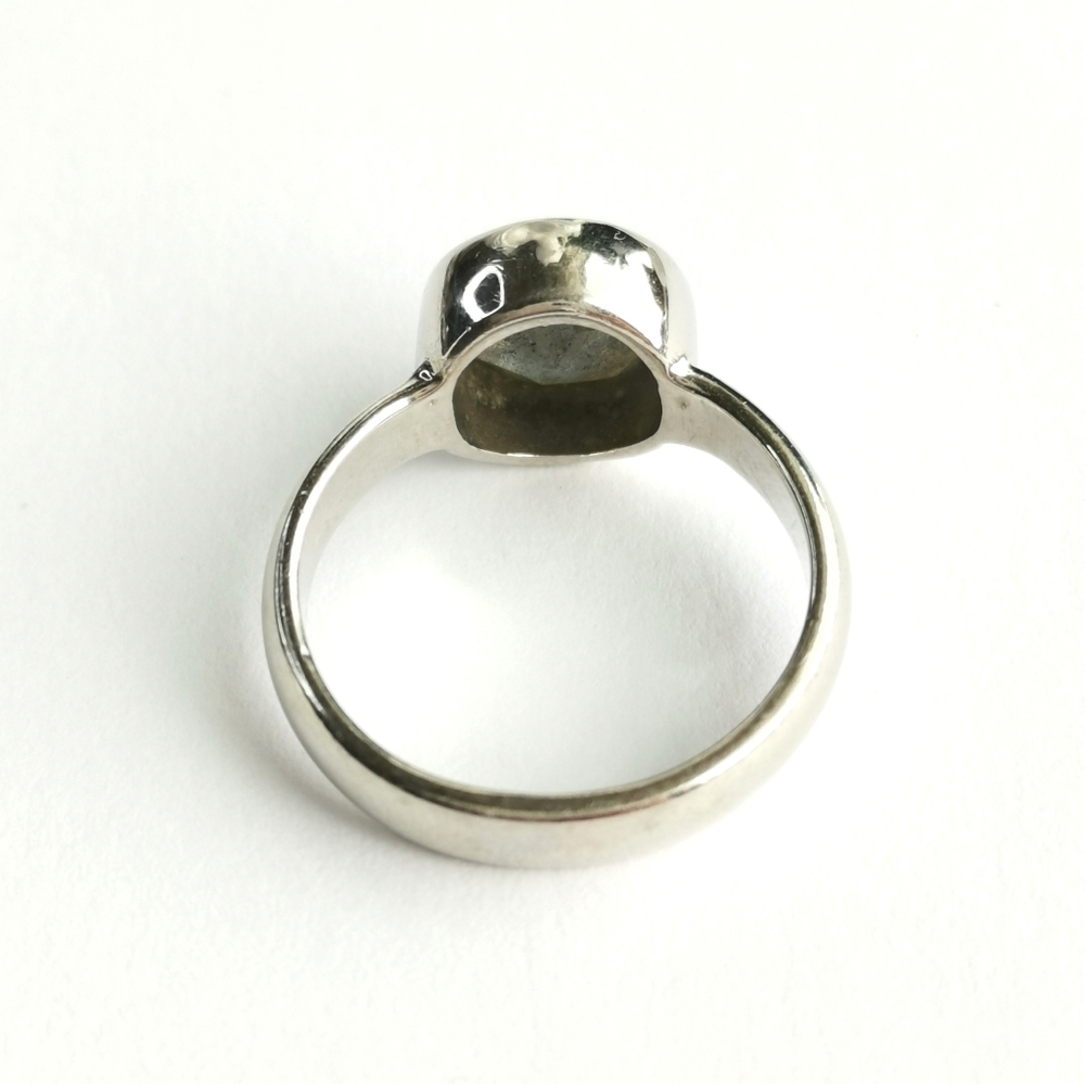 Labradorite Sterling Silver stacking ring size 6 🆕 - Picture 7 of 9